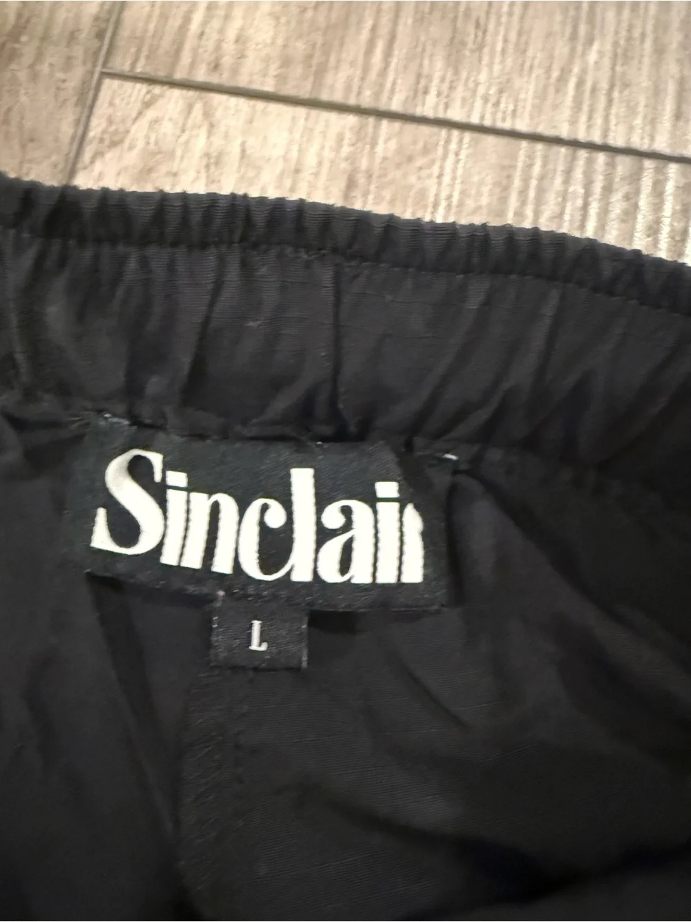 Sinclair Men’s Black Quick-Dry Board Shorts with Integrated Belt